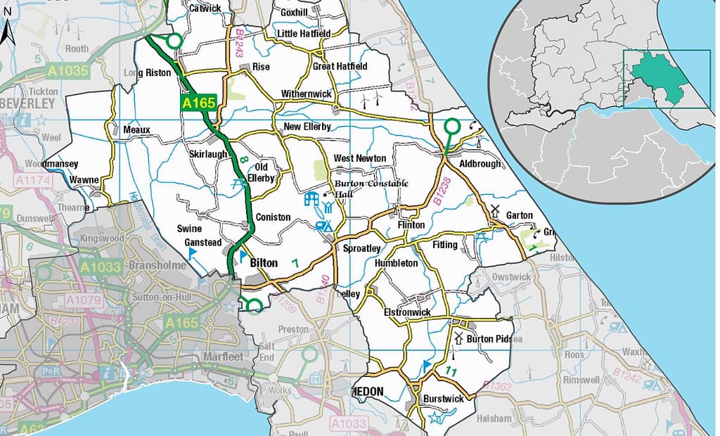Mid Holderness ward map